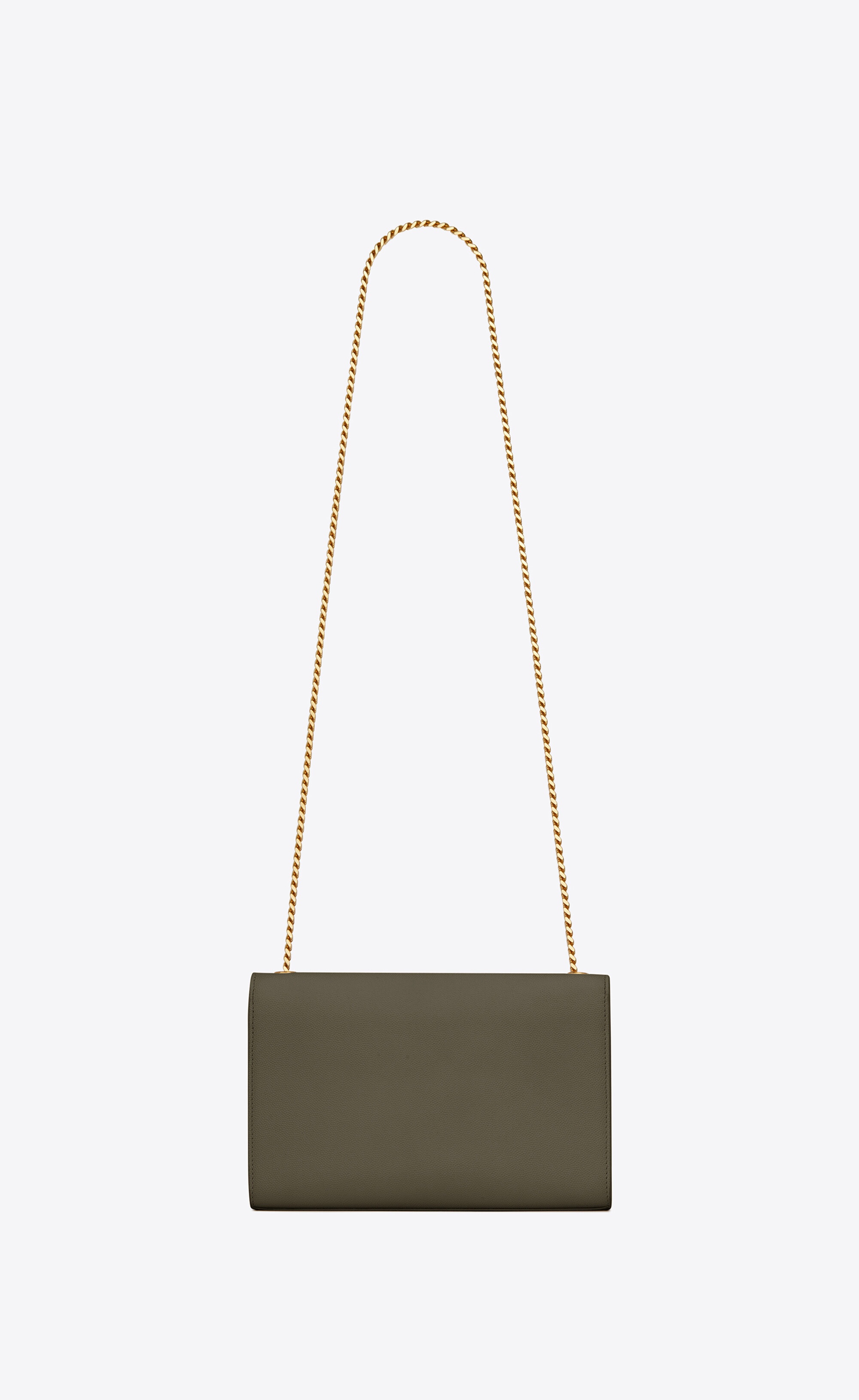 kate medium chain bag in grain de poudre embossed leather - 3