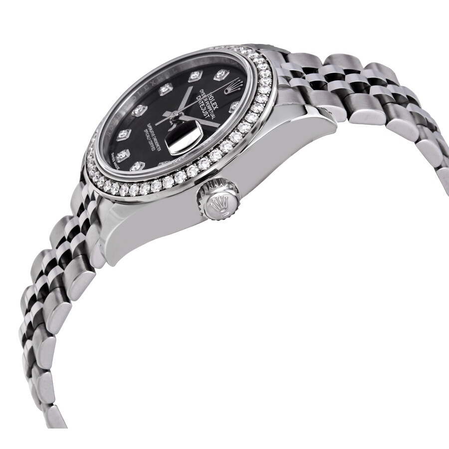 Rolex Lady Datejust Automatic Grey Diamond Dial Ladies Jubilee Watch 279384GYDJ - 2