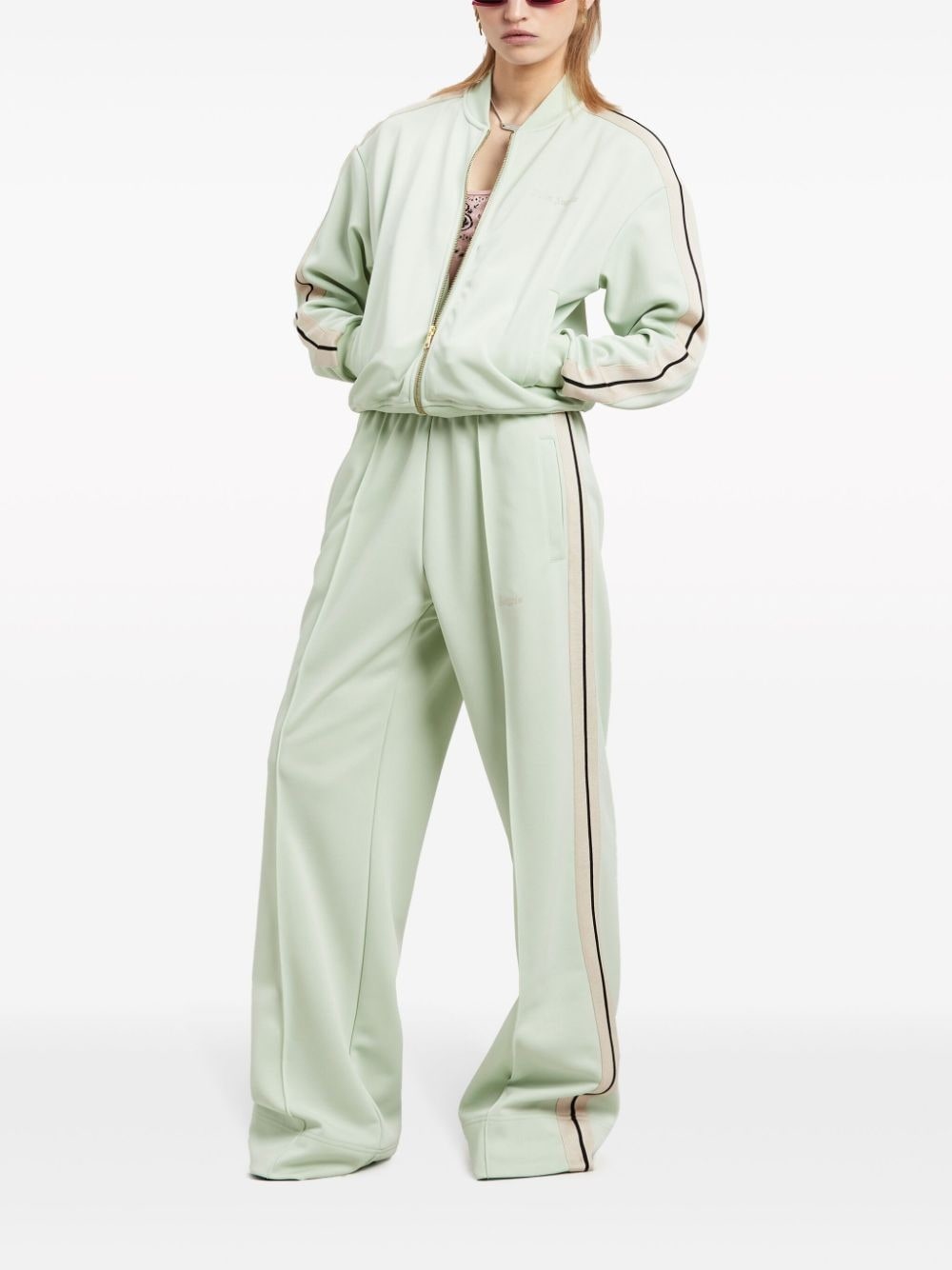 side-stripe track pants - 2