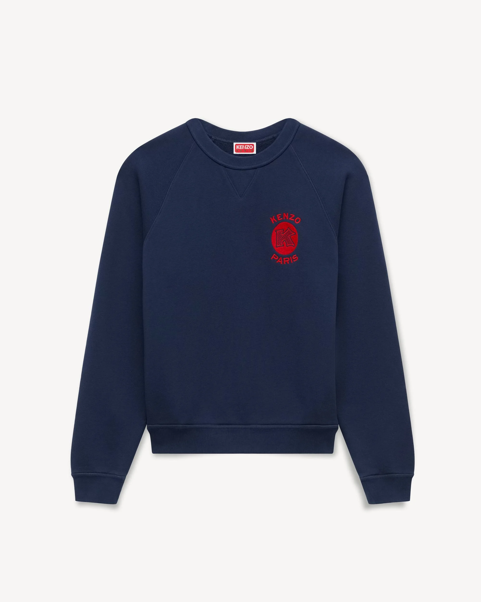 'KENZO Paris Emblem' embroidered sweatshirt in cotton - 1