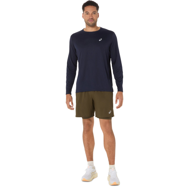 ASICS SILVER 2N1 7IN SHORT 6