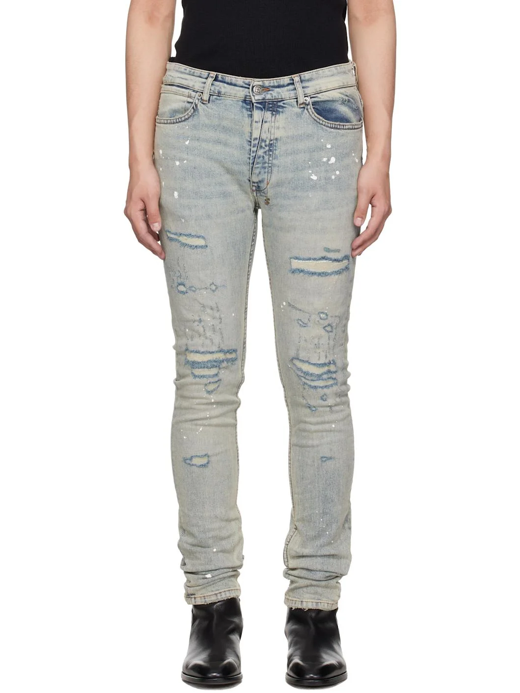 Blue Van Winkle Paint Summer Jeans - 1