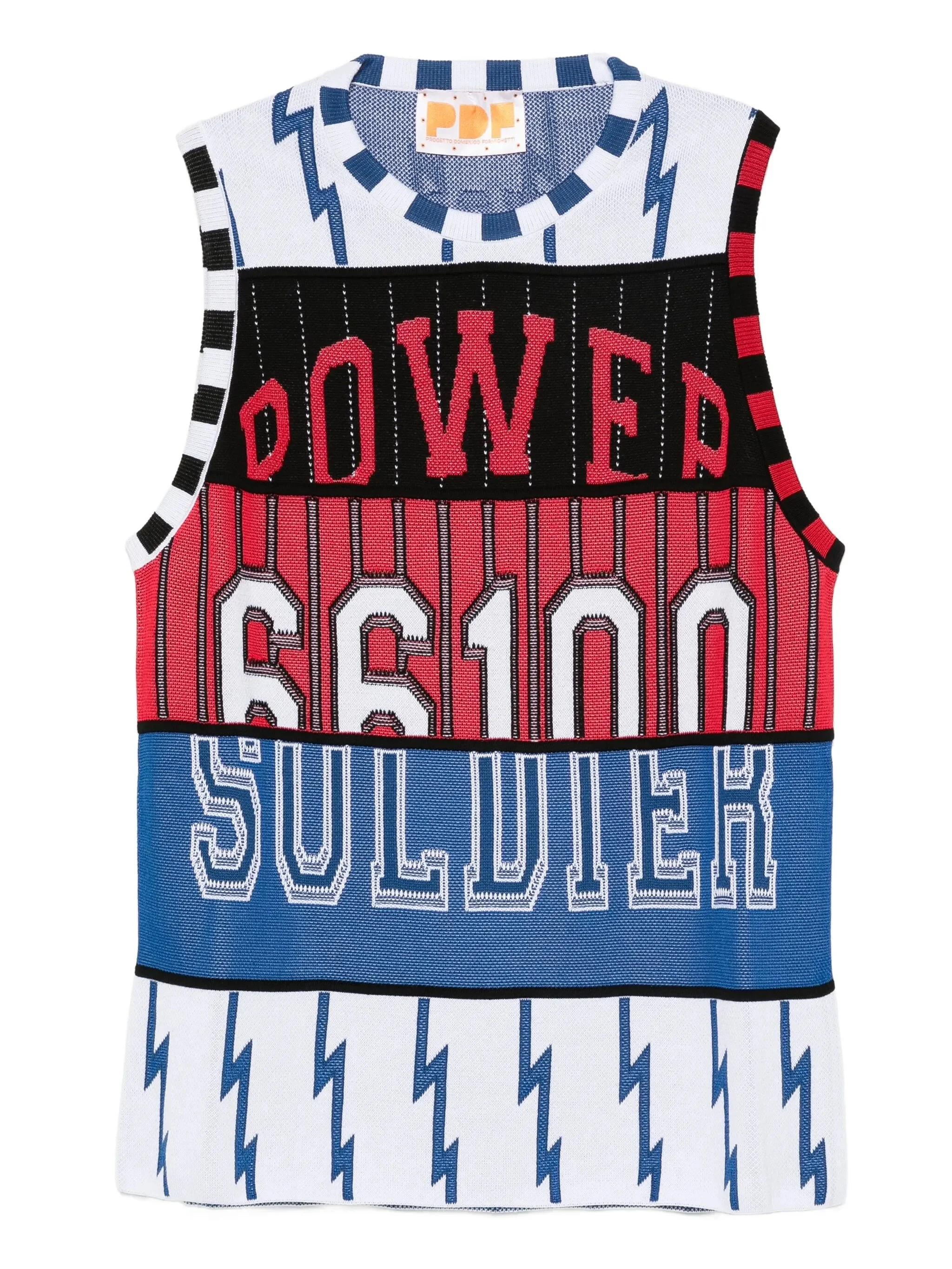 Pdf Lightning-bolt Panelled Vest - 1