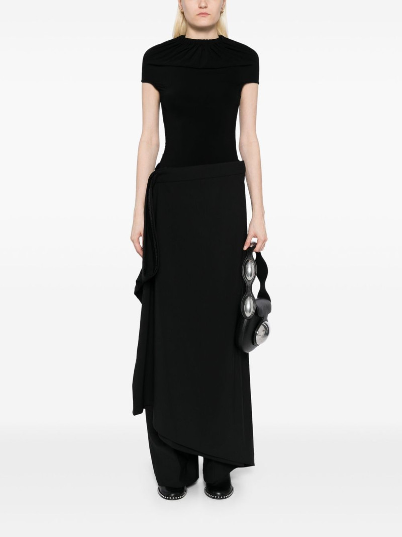ALAINPAUL gathered-neck top outlook