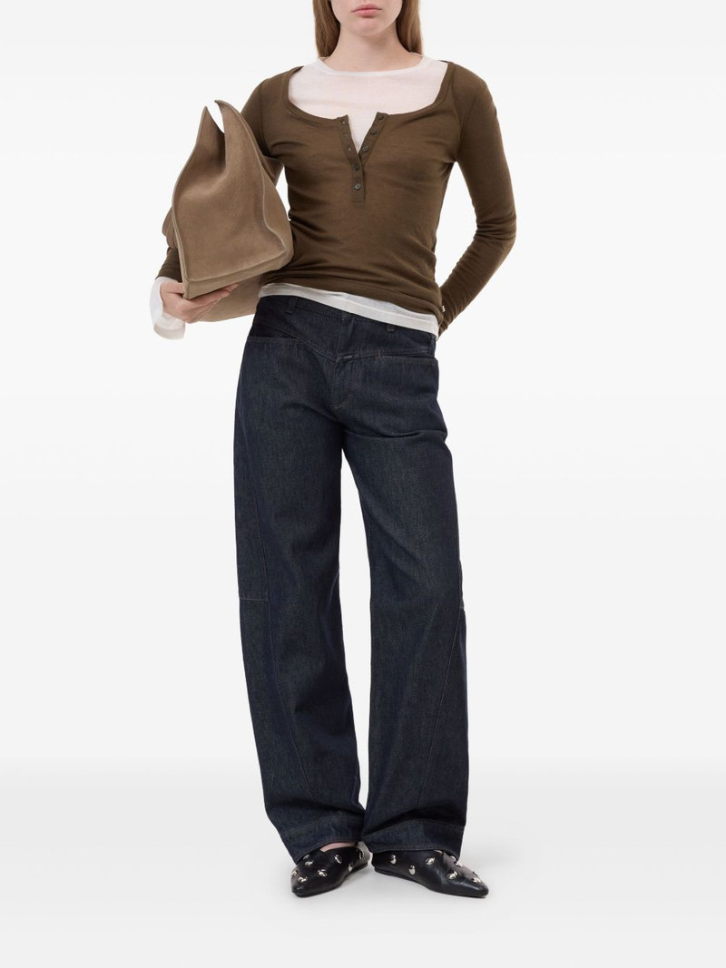 CLOSED Henley long-sleeve top outlook