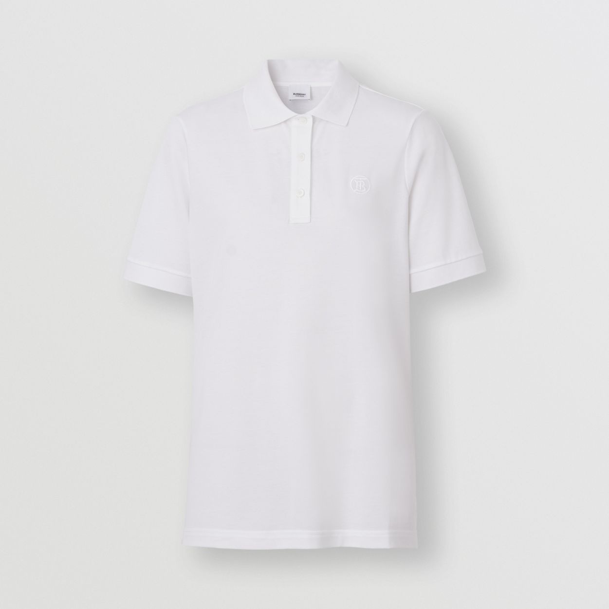 Monogram Motif Cotton Polo Shirt - 1