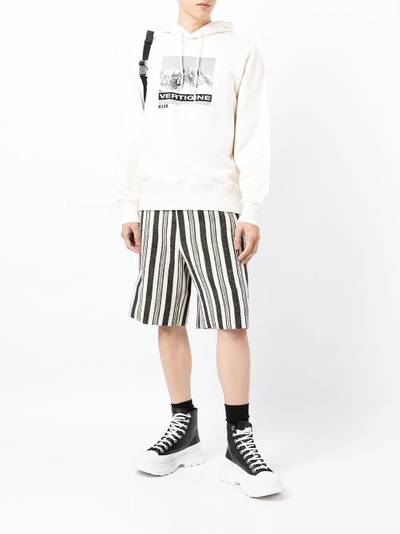 MSGM graphic-print hoodie outlook