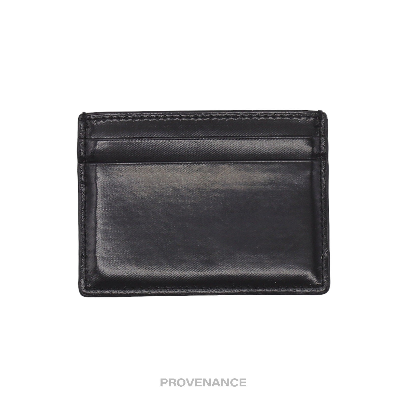 Burberry Card Holder Wallet - Logo Striped Check Black - 2