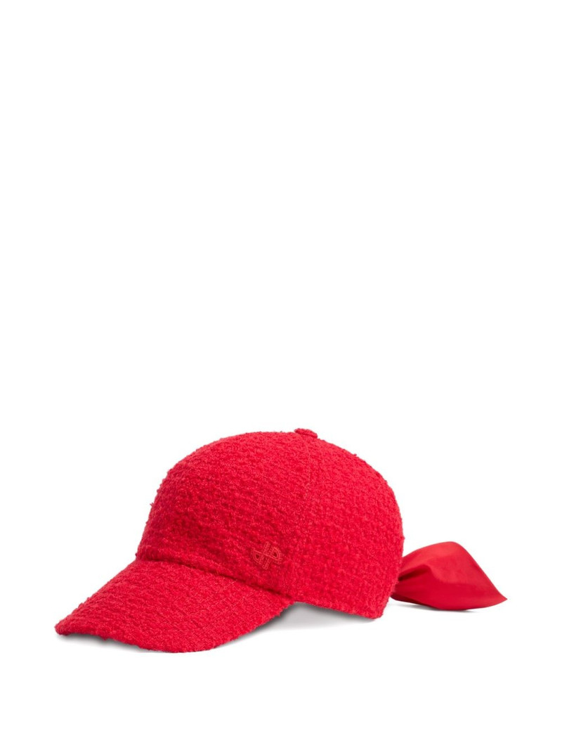 bow tweed baseball cap 1