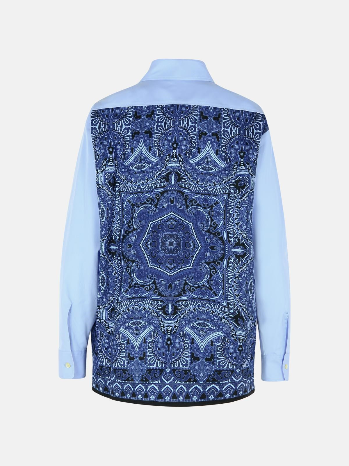 BLUE COTTON SHIRT - 3