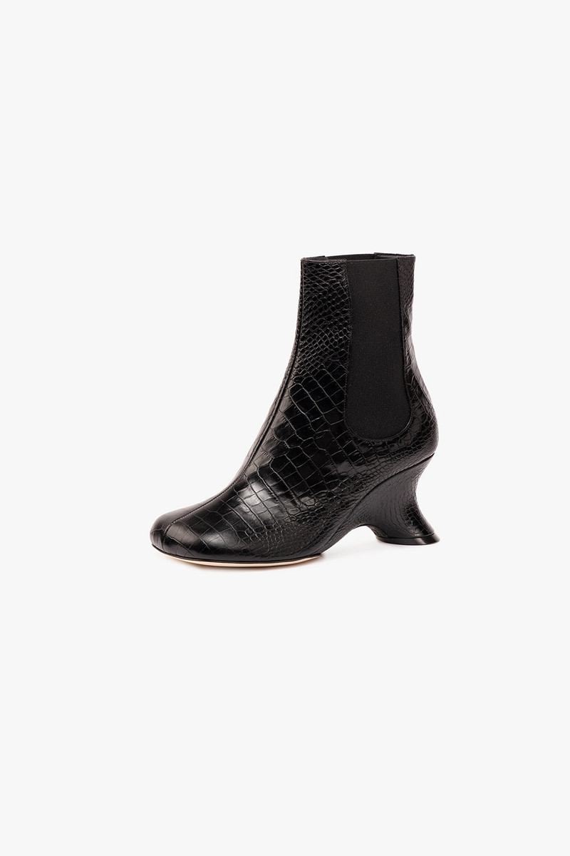 A.W.A.K.E. MODE LORA WEDGE BOOT BLACK outlook