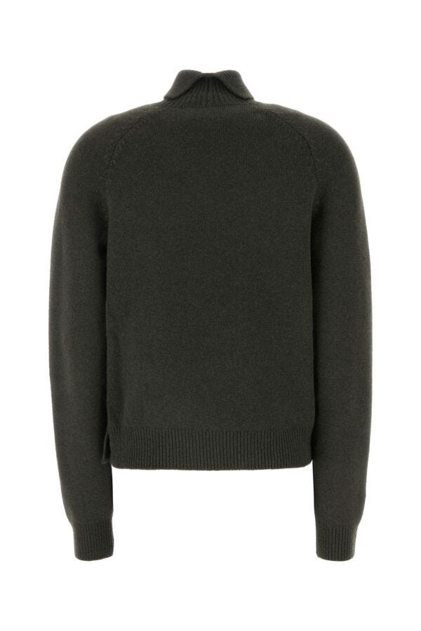 Fendi Woman Dark Green Cashmere Blend Sweater - 2