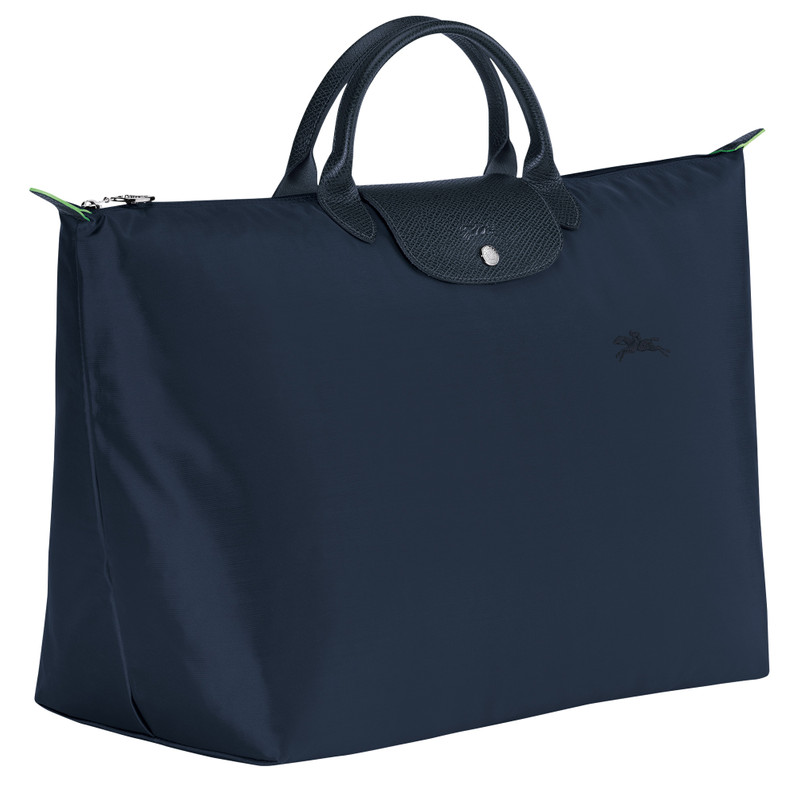 Le Pliage Green S Travel bag Navy - Recycled canvas 3