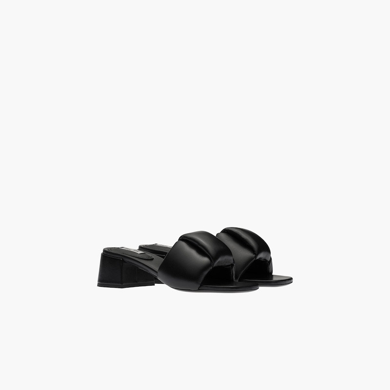 Miu Miu Nappa leather sandals outlook