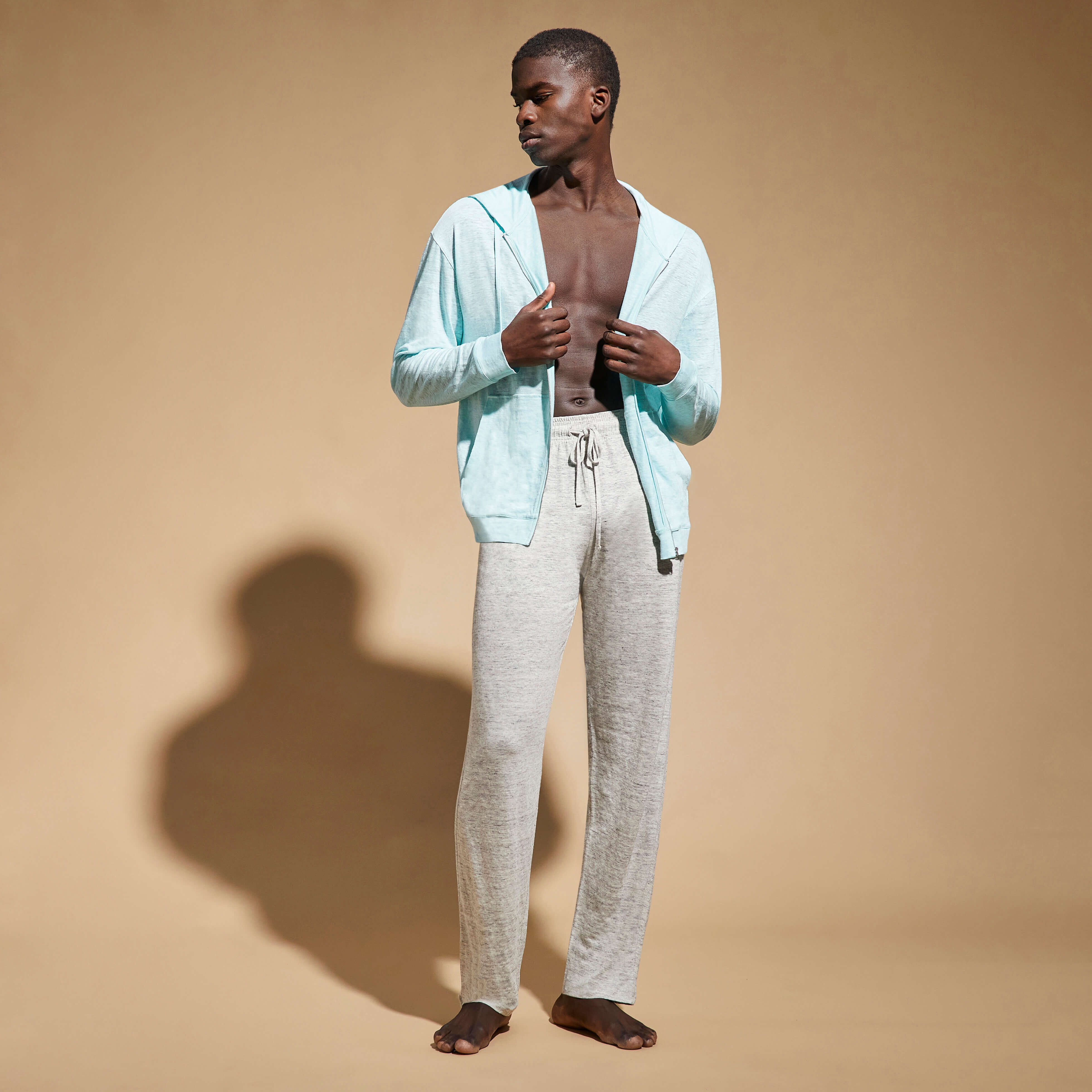 Unisex Linen Pants Solid - 5