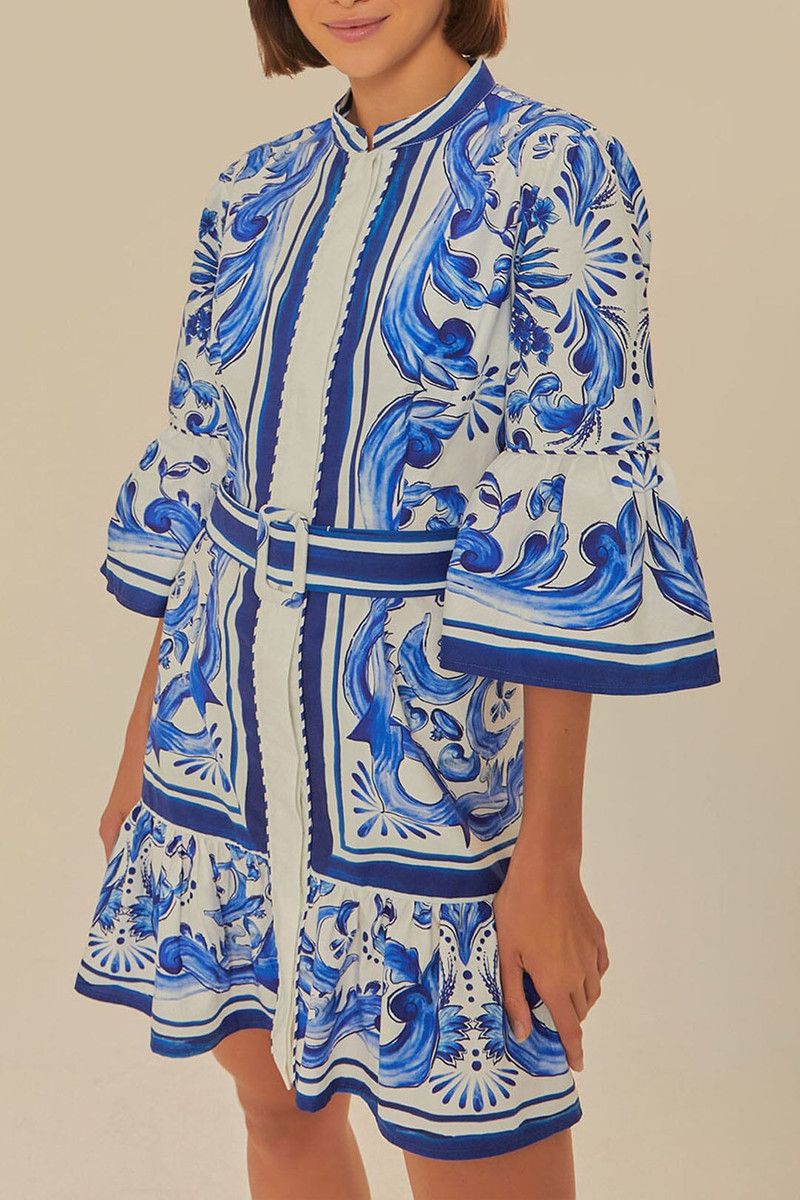 Off-White Garden Tiles Mini Dress 1