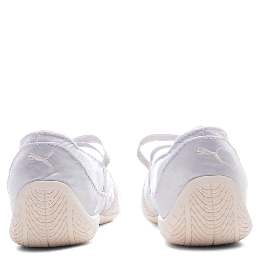 WOMEN'S SPEEDCAT BALLET SATIN - SILVER MIST/WARM WHITE - 4