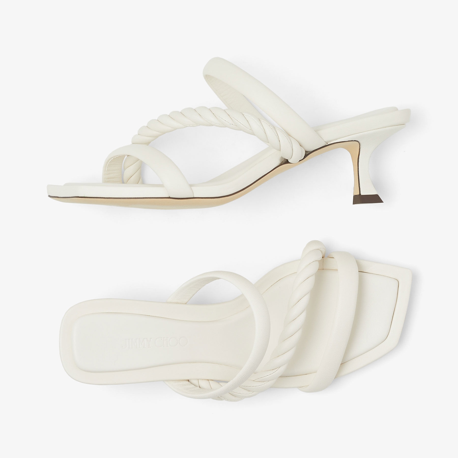 Diosa 50
Latte Leather Sandals - 5