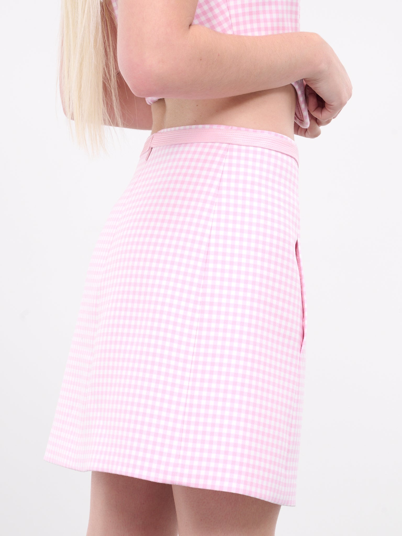 Contrasto Tweed Mini Skirt - 5