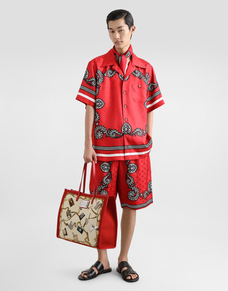 Dolce & Gabbana Silk shirt with bandanna print outlook
