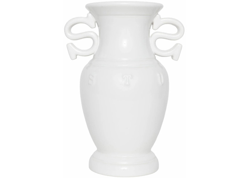 Stüssy Stussy S Handle Ceramic Vase Ceramic White outlook