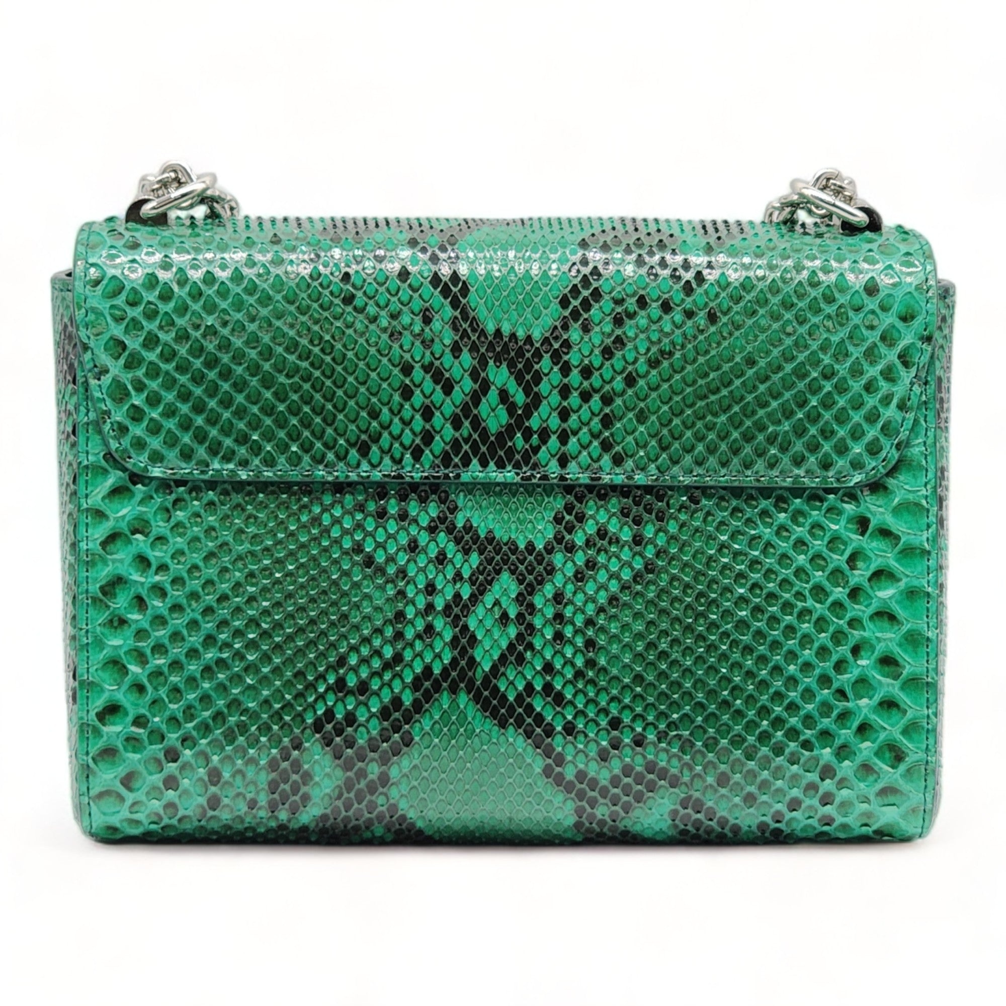 Louis Vuitton Twist MM Green Python - 6