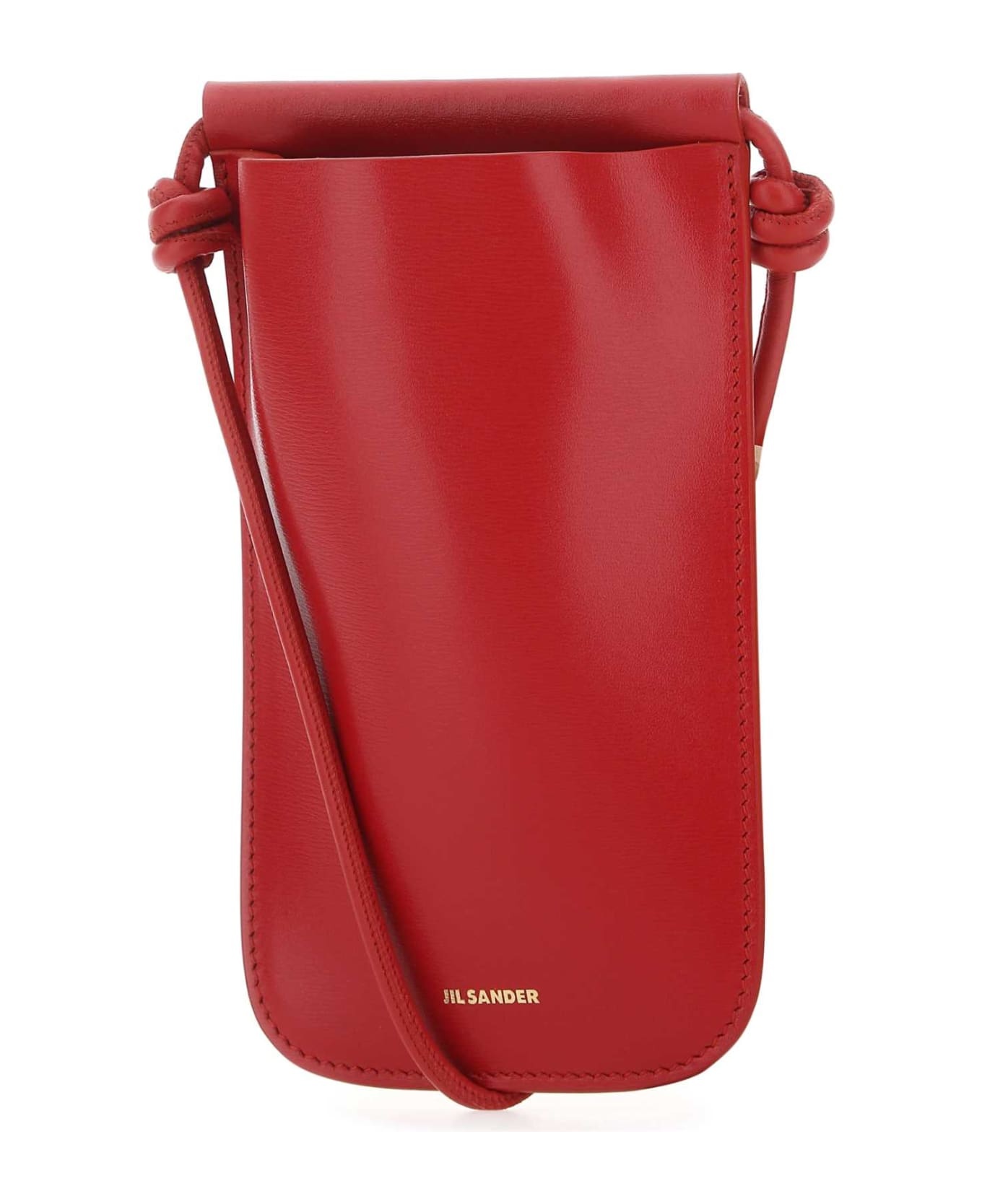 Red Leather Phone Case - 1