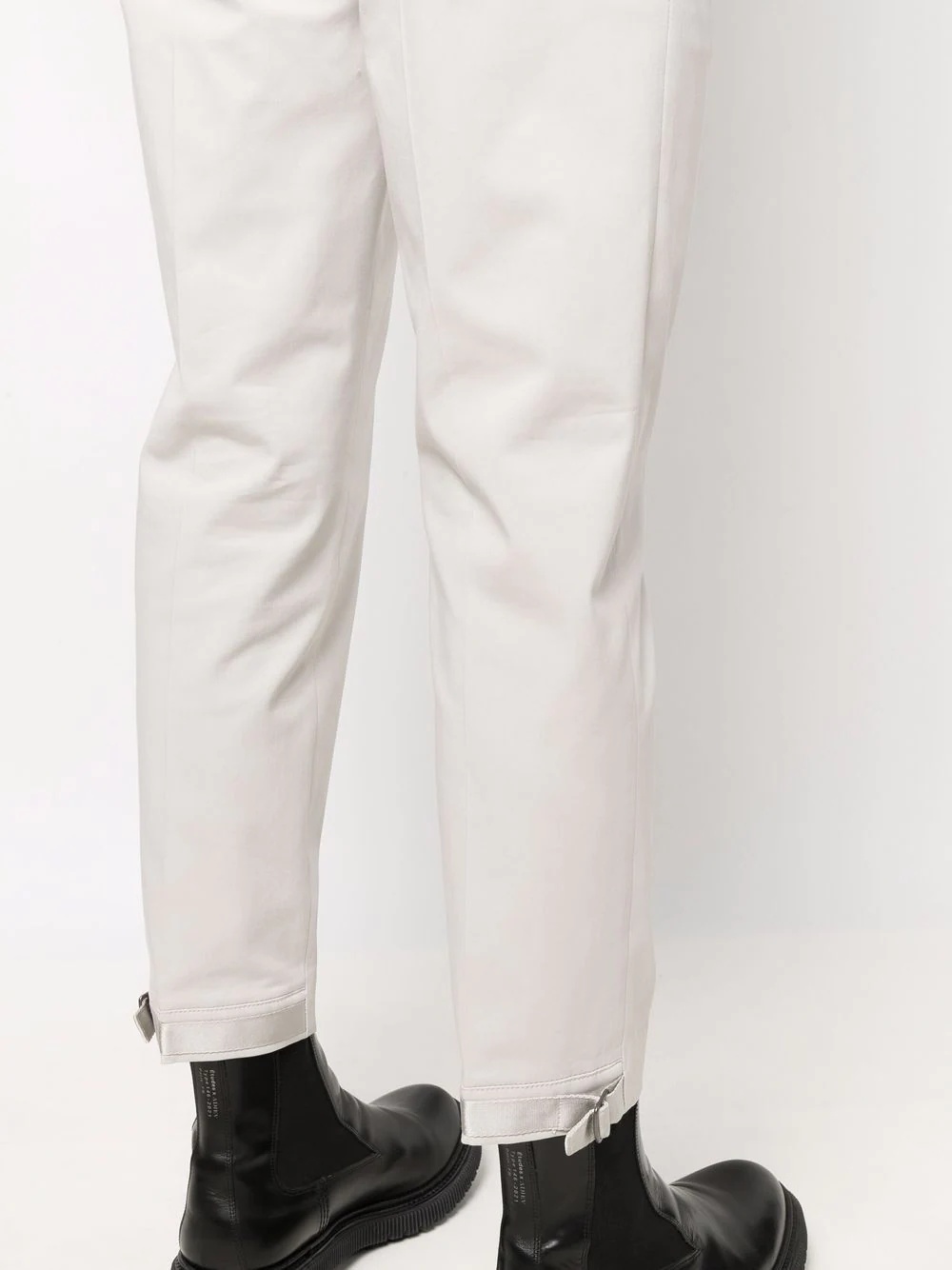 mid-rise tapered trousers - 5