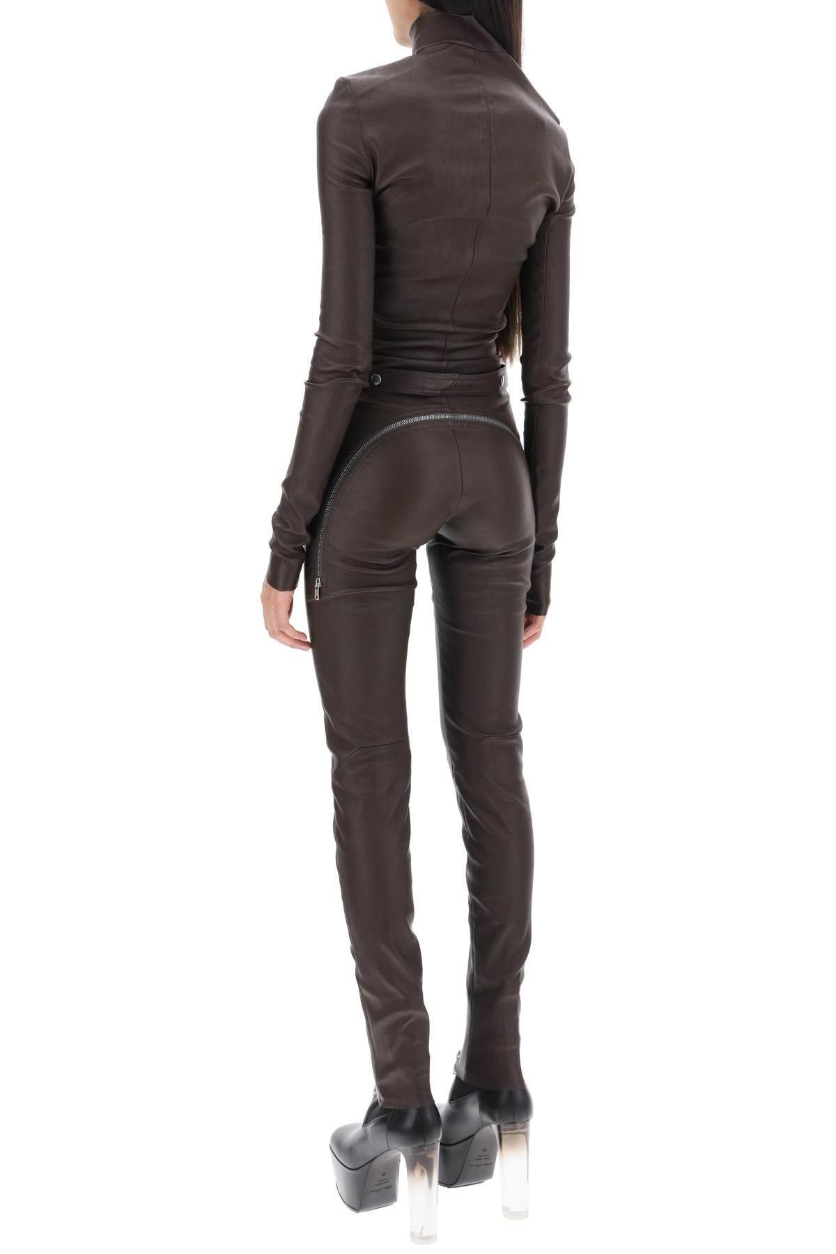 JUMPSUIT IN LEATHER - 4