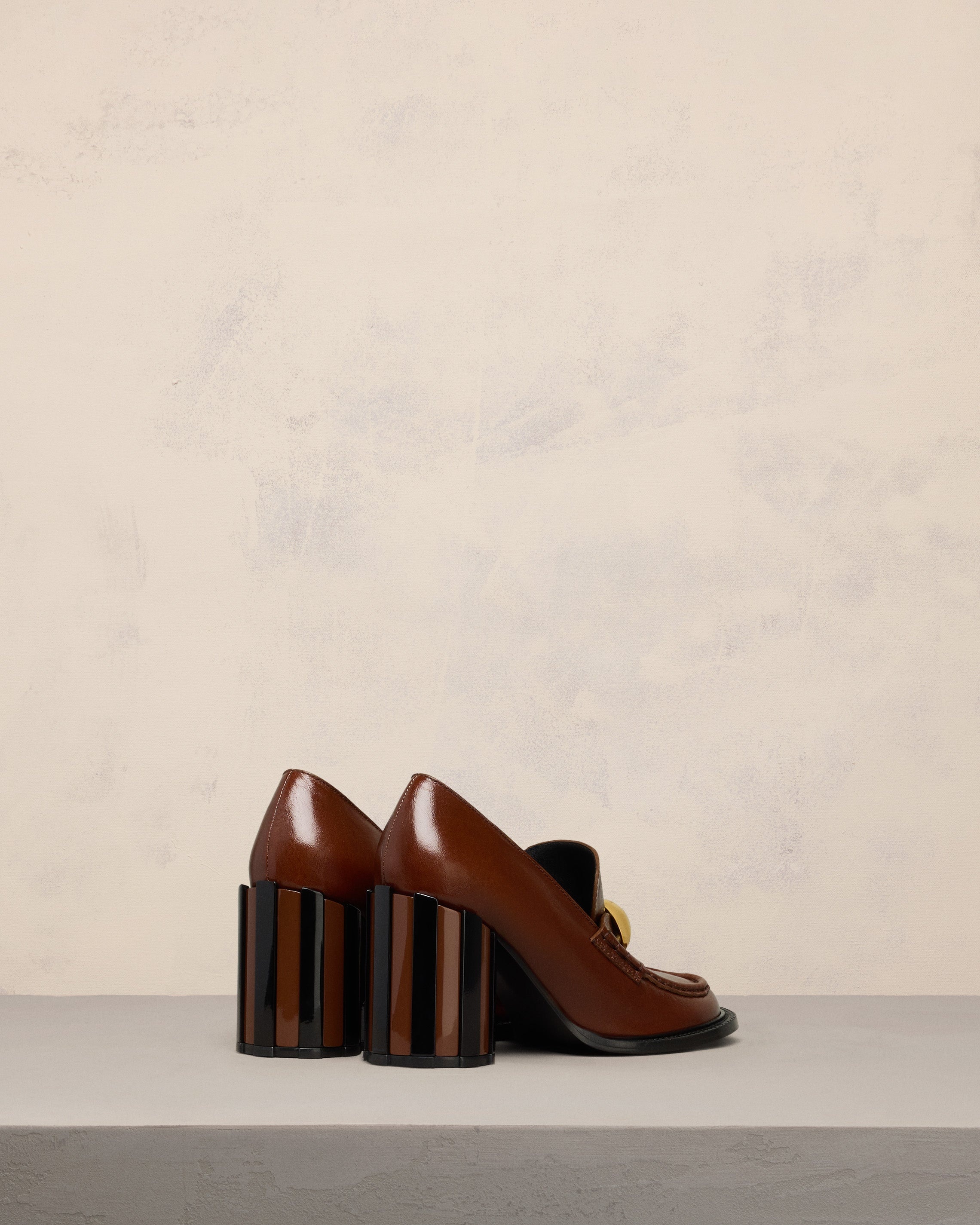 ANATOMICAL TOE LOAFERS WITH HEEL - 4