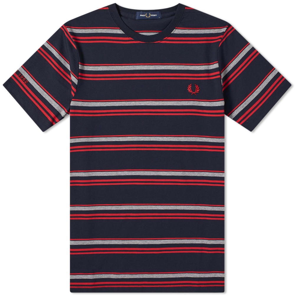 Fred Perry Striped Tee - 1