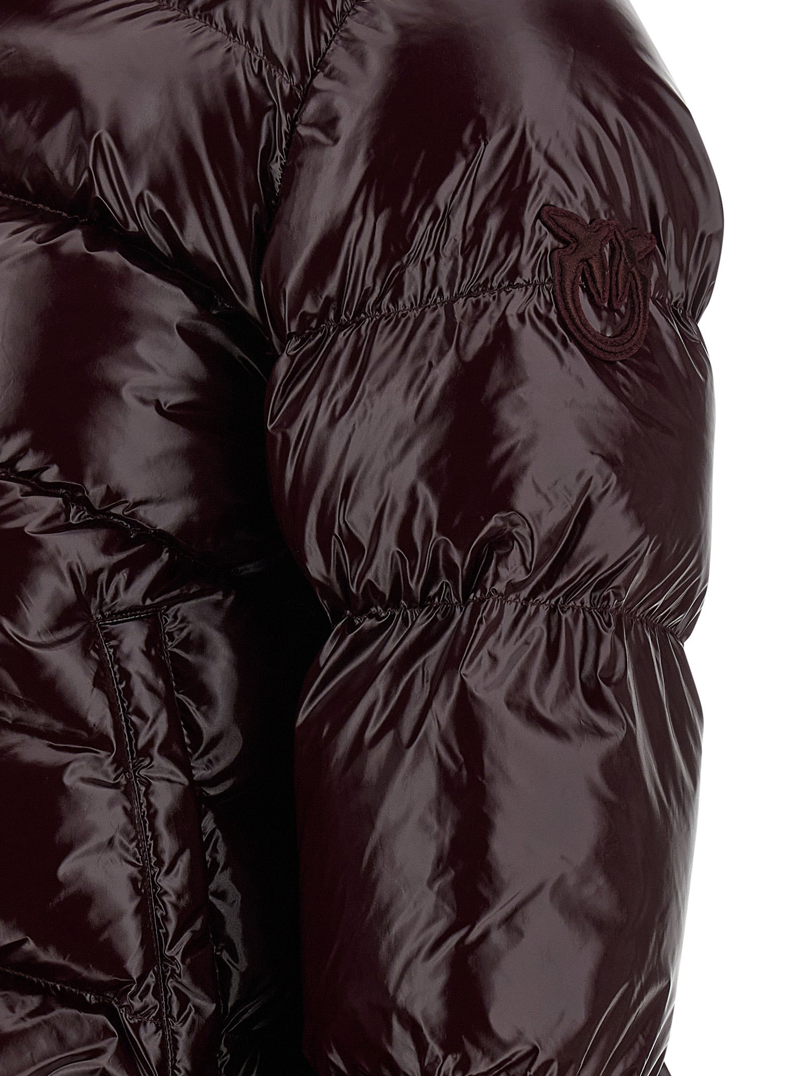 Mirco Puffer Jackets Bordeaux - 4