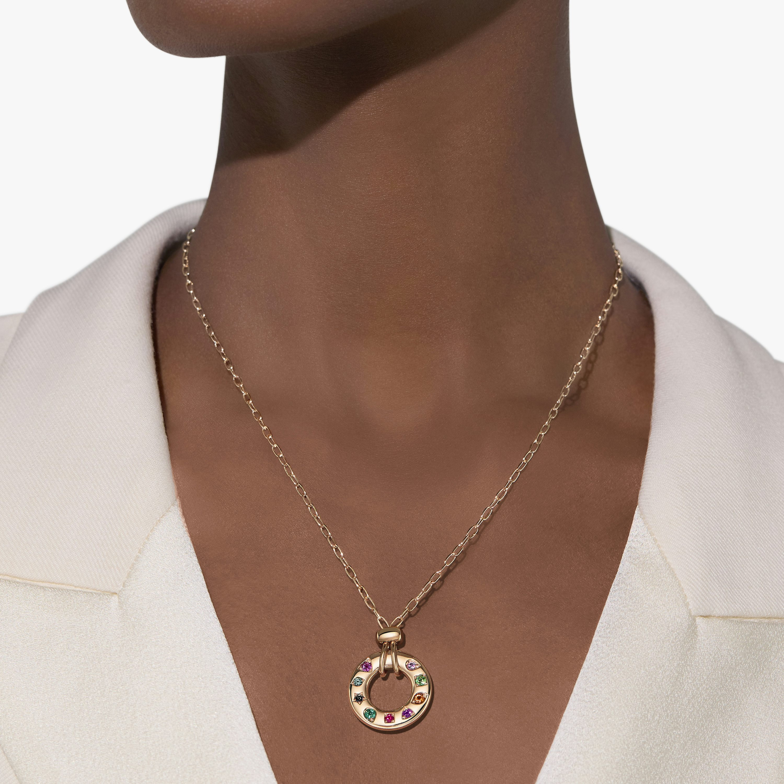 Iconica Reversible Necklace With Pendant - 3