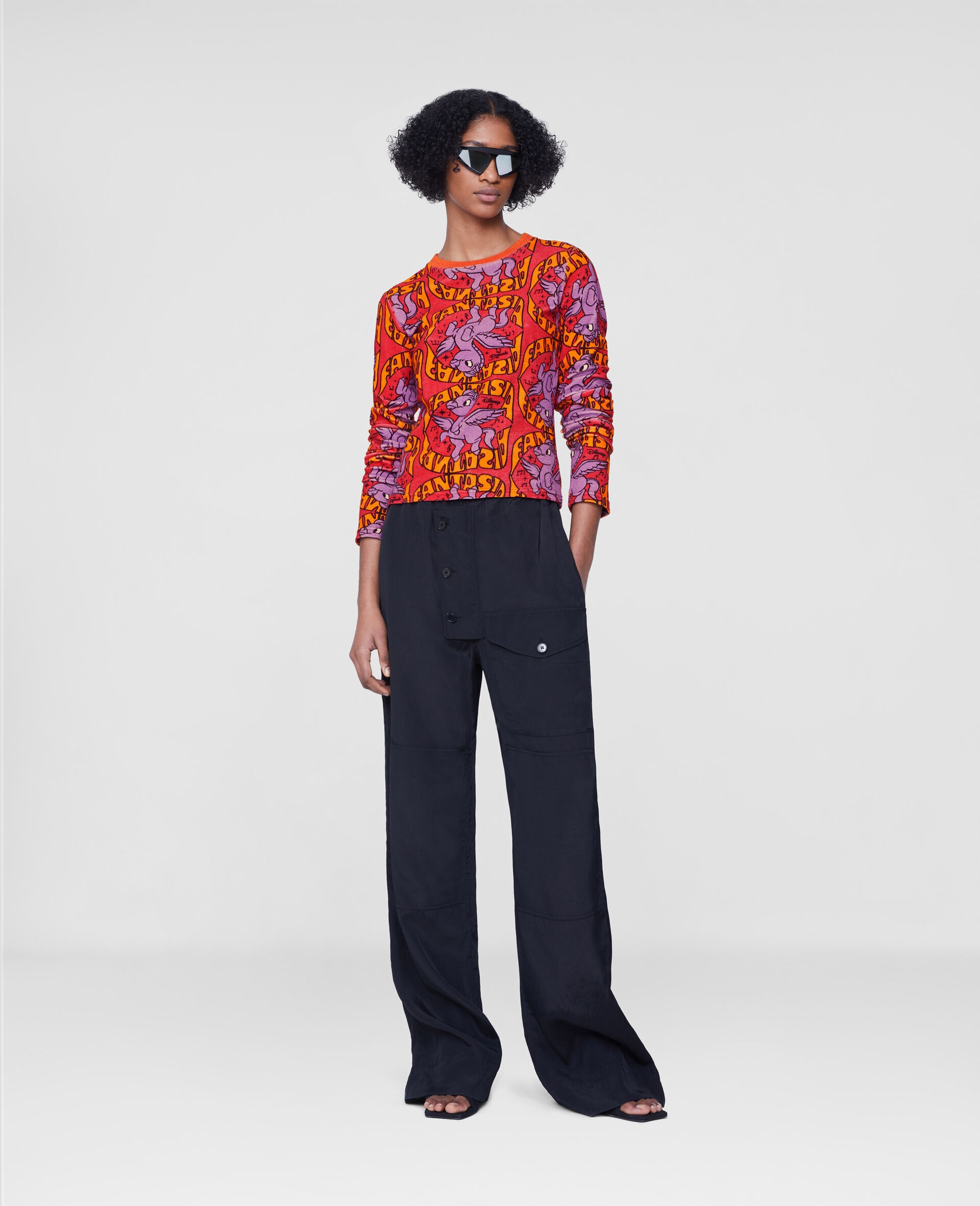 Stella McCartney Fantasia Pegasus Print Cotton T-Shirt