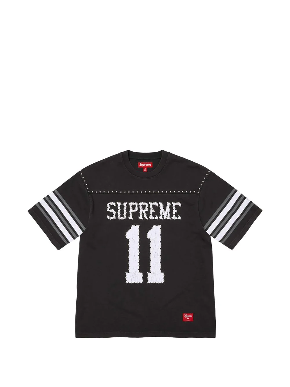 studded football T-shirt - 1