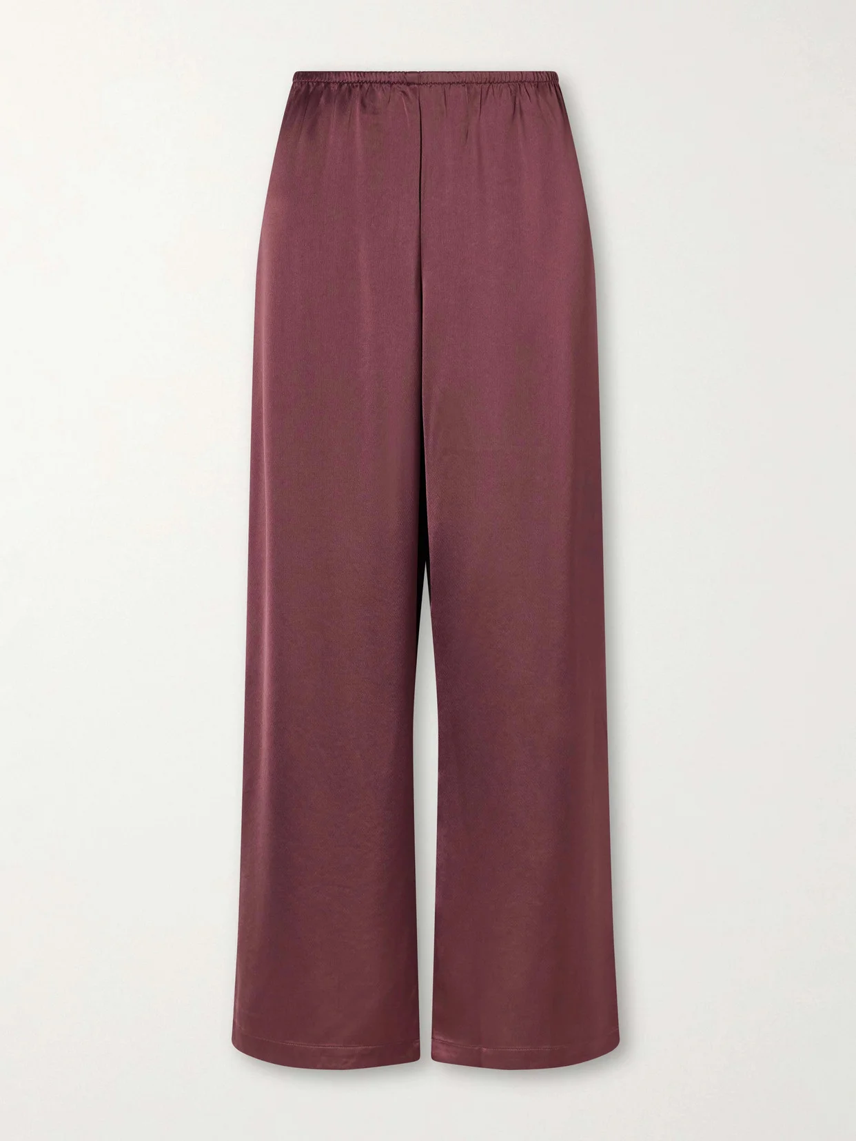 Barb Satin Wide-leg Pants - 1