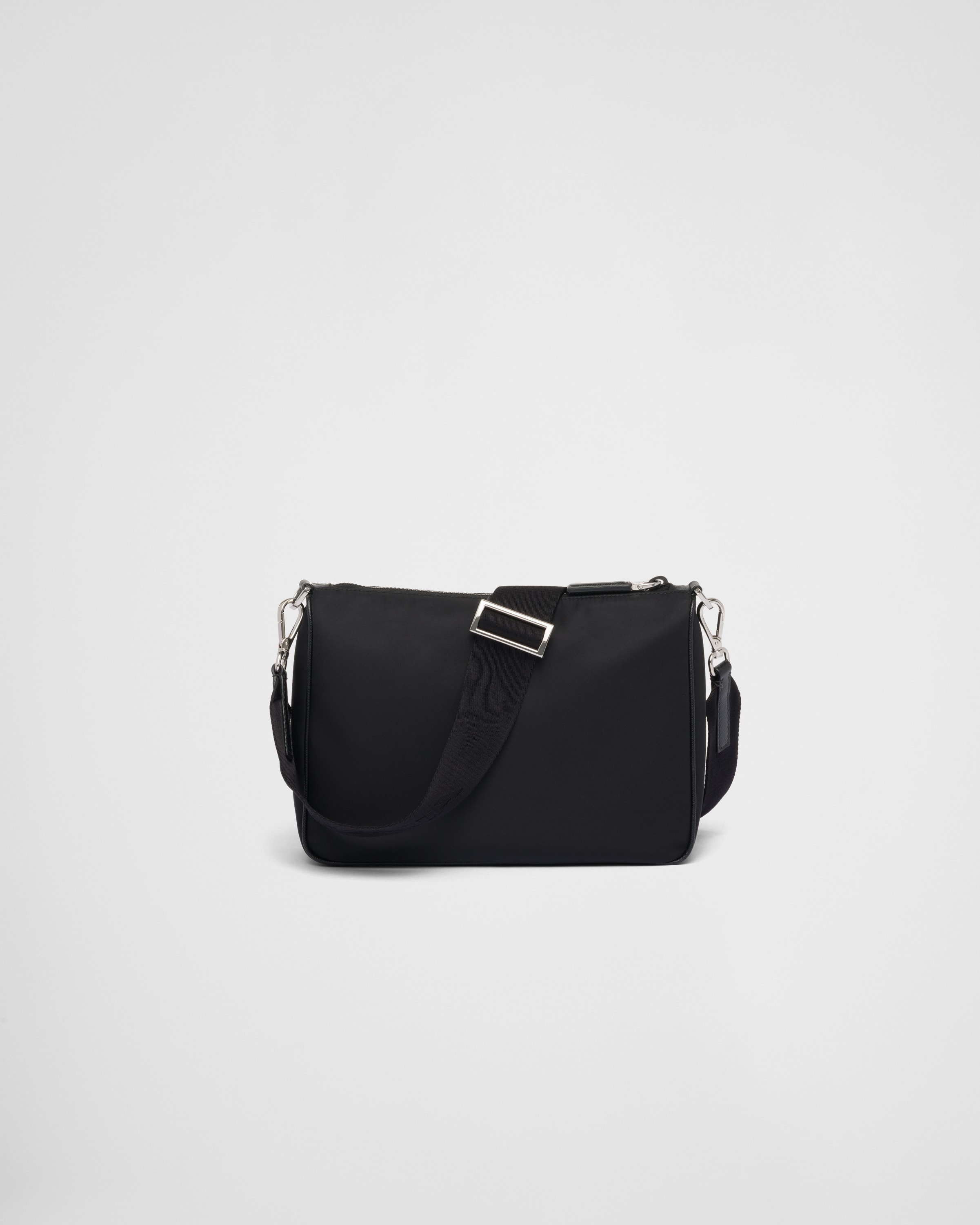 Re-Nylon and Saffiano leather shoulder bag - 4