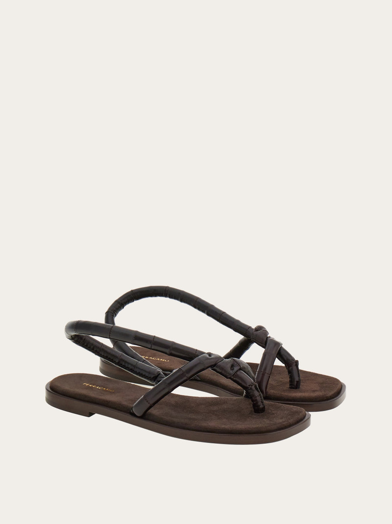 Flat strappy sandal 5