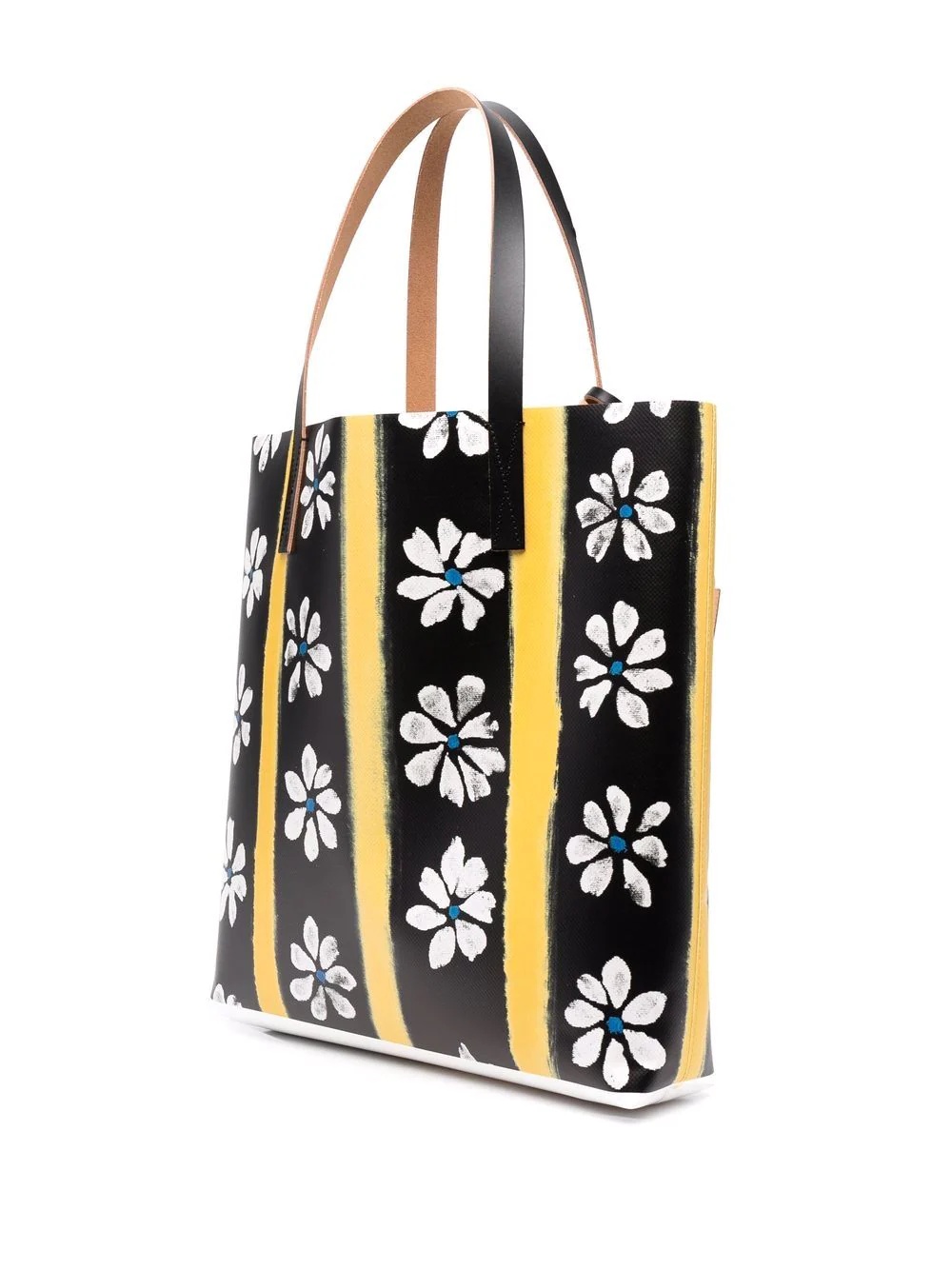 floral-print logo tote bag - 3