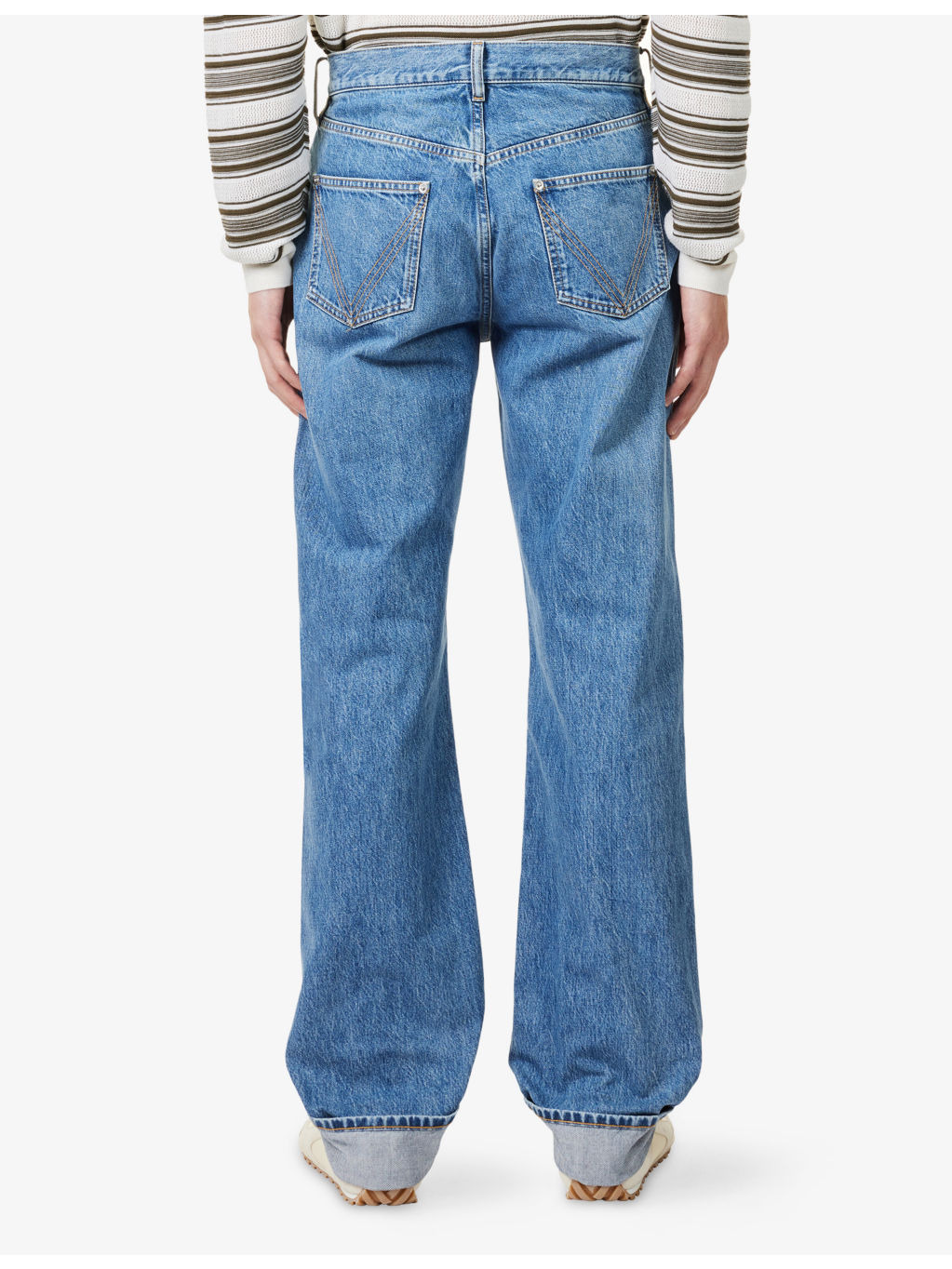 Vintage Wide-Leg Denim Jeans - 4