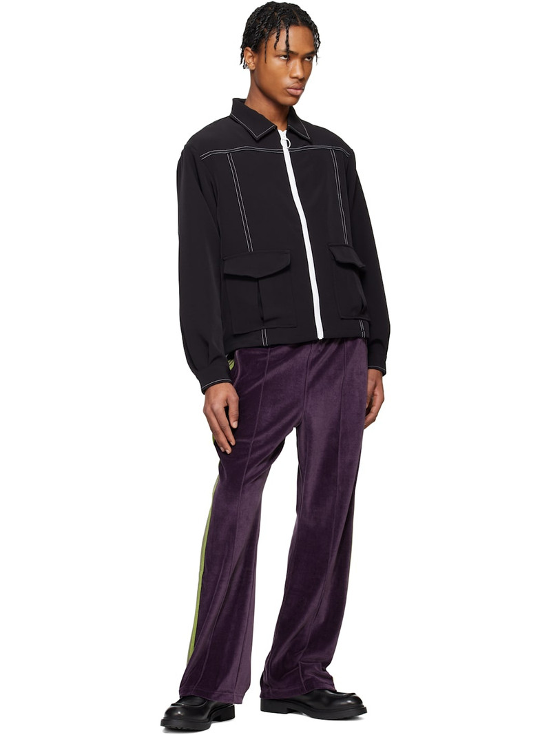 NEEDLES Purple Boot-Cut Track Pants outlook