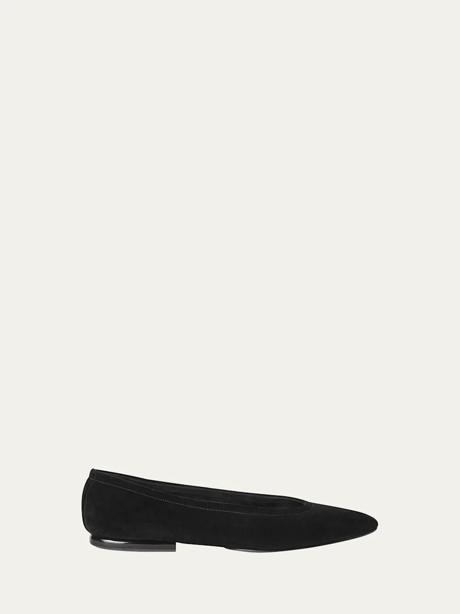 Primula Suede Ballerina Flats - 1