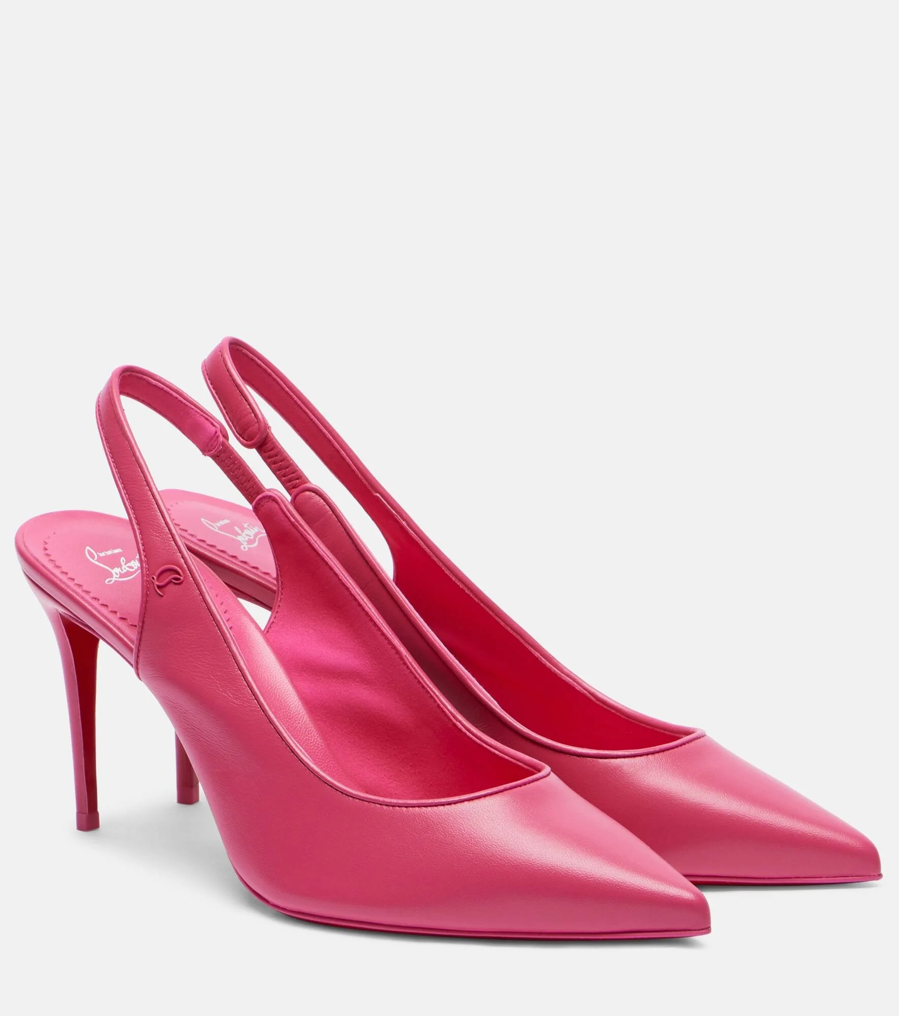 85mm Sporty Kate slingback 가죽 펌프 - 1