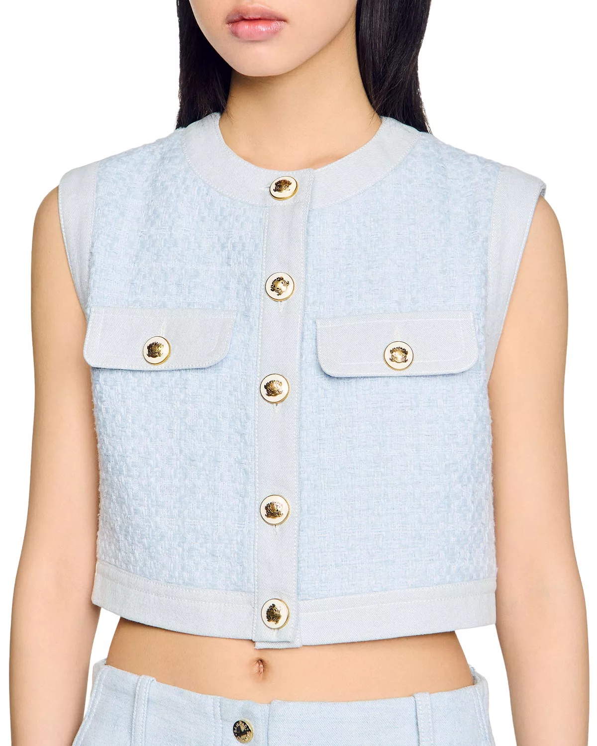 Decorative Tweed Jacket - 4