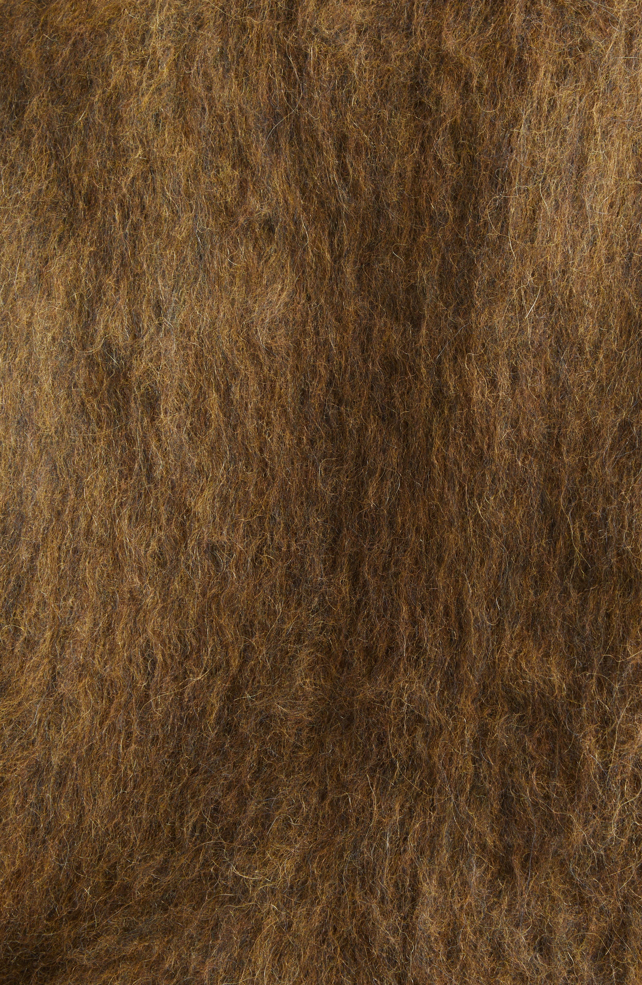 R13 Split Hem Rib Alpaca & Wool Blend Cardigan in Heather Olive Green at Nordstrom - 7