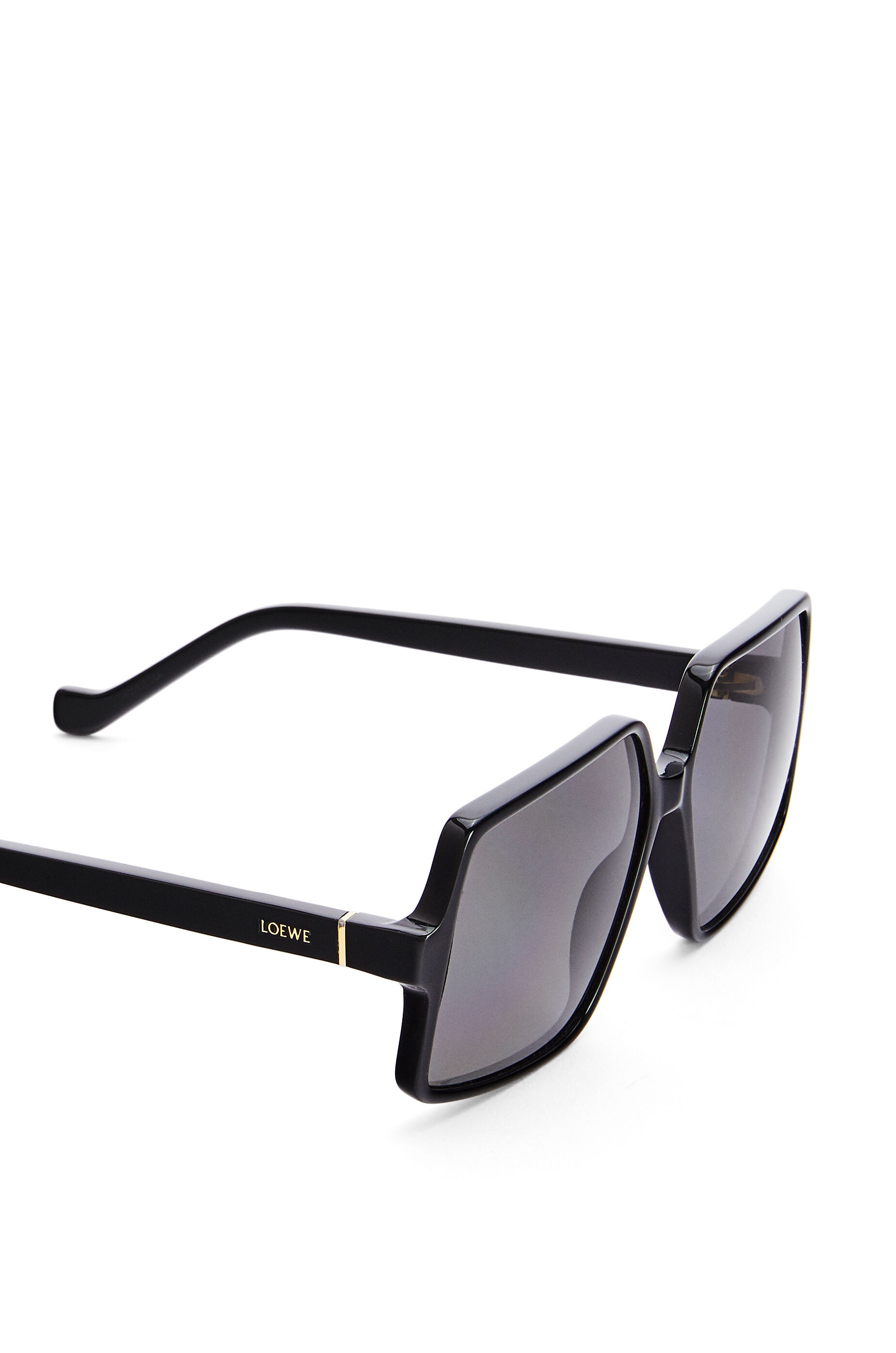 Thin acetate pentagon sunglasses - 5