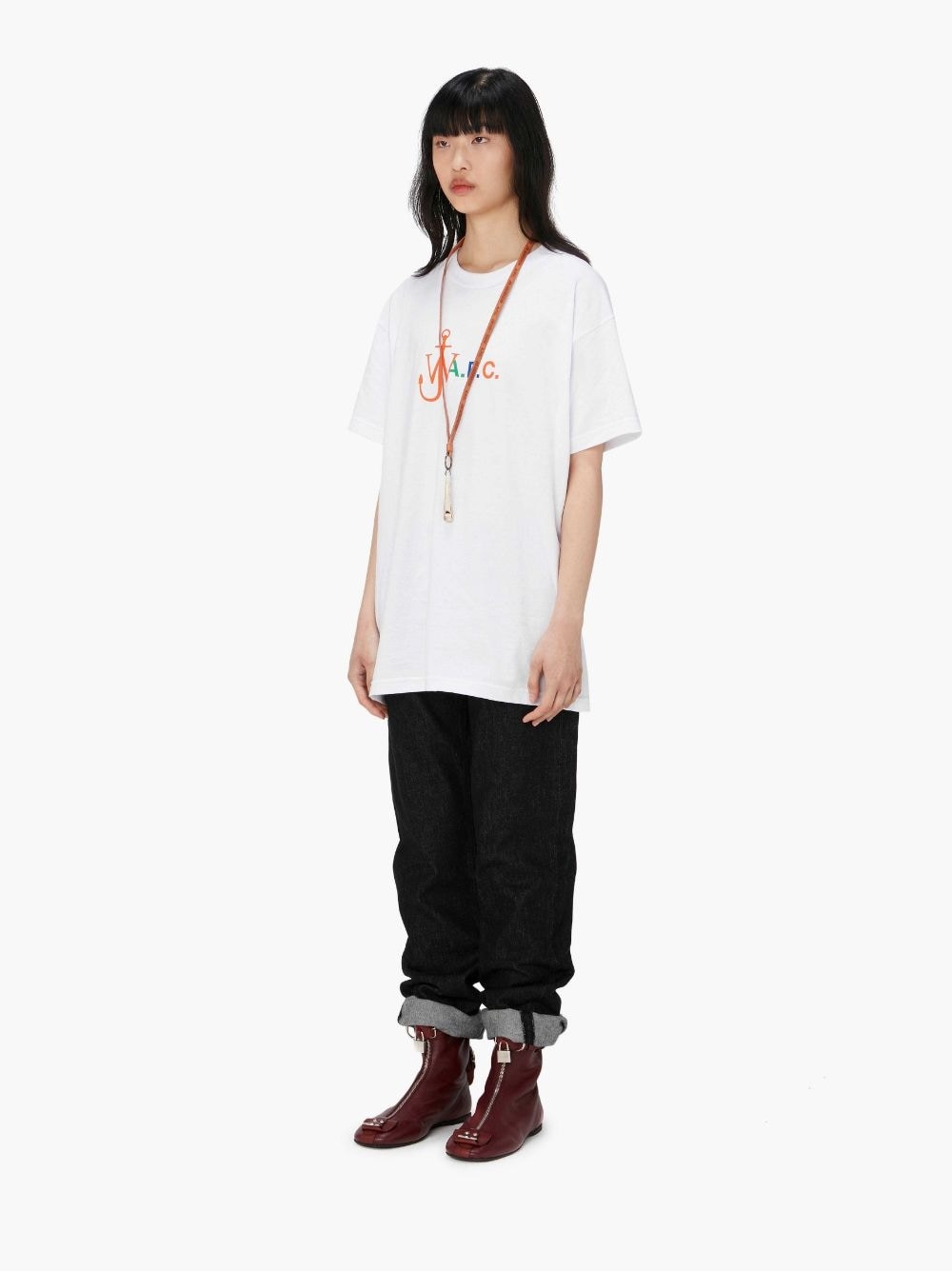 A.P.C. X JW ANDERSON - ANCHOR TEE - CLASSIC FIT T-SHIRT - 5