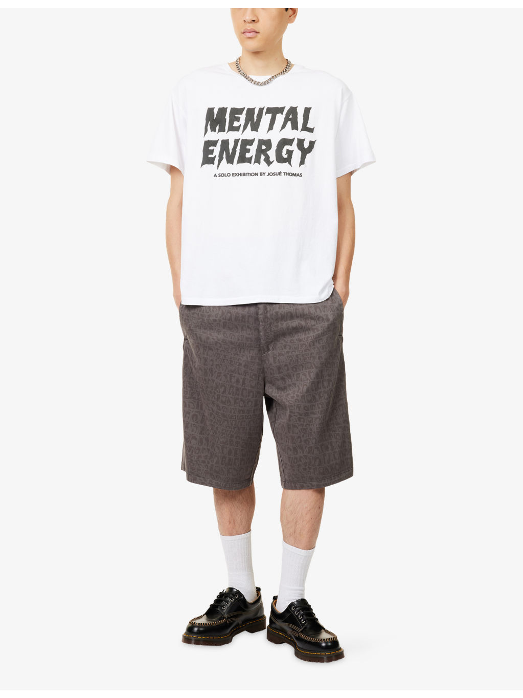 Mental Energy Crewneck Cotton-Jersey T-Shirt - 2