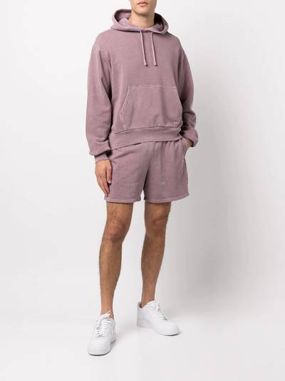 John Elliott washed-effect track shorts outlook