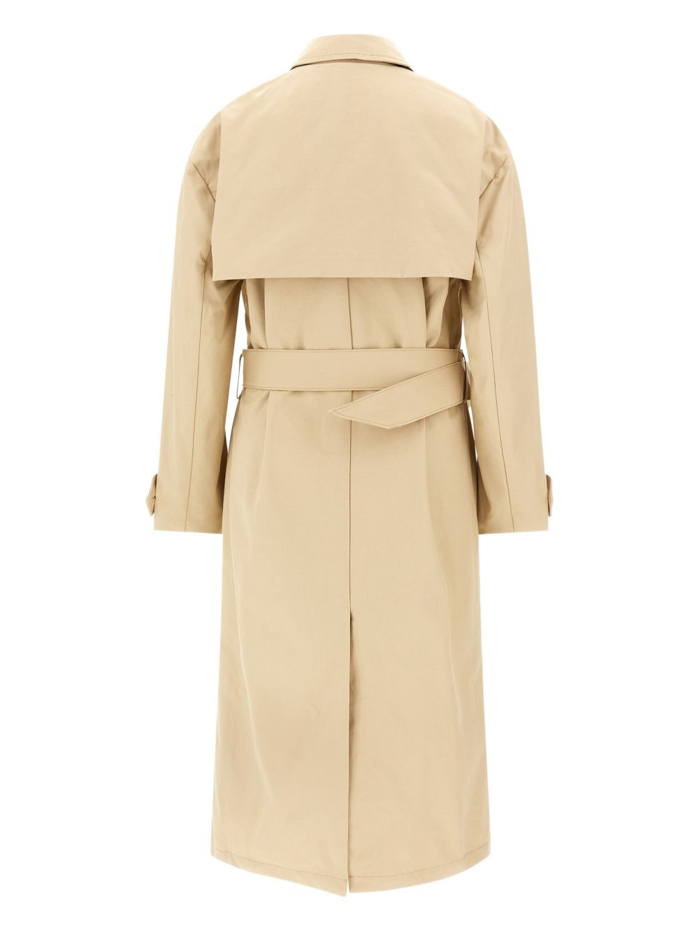 cape-detail trench coat - 2
